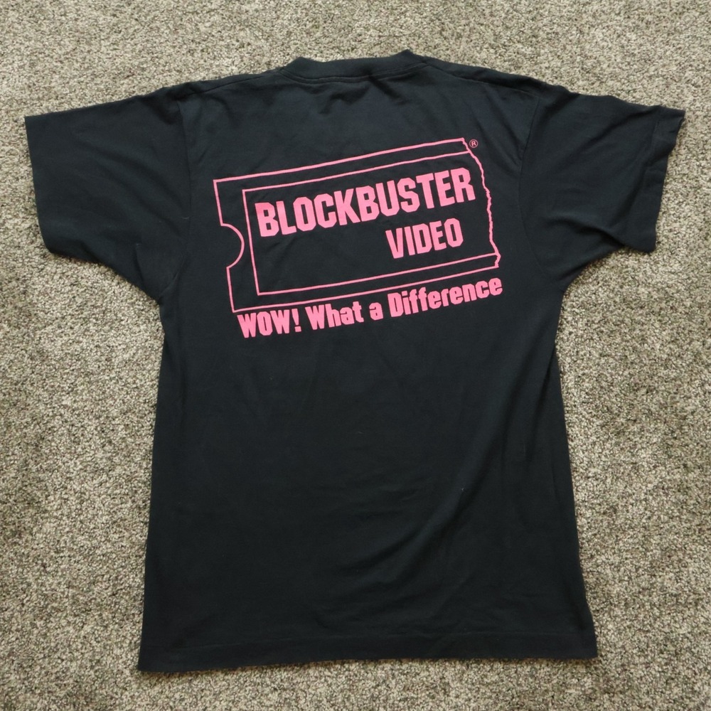 Vintage 1990 Stanley & Iris Promo T-Shirt Blockbuster Video MGM/UA Home Video Ra